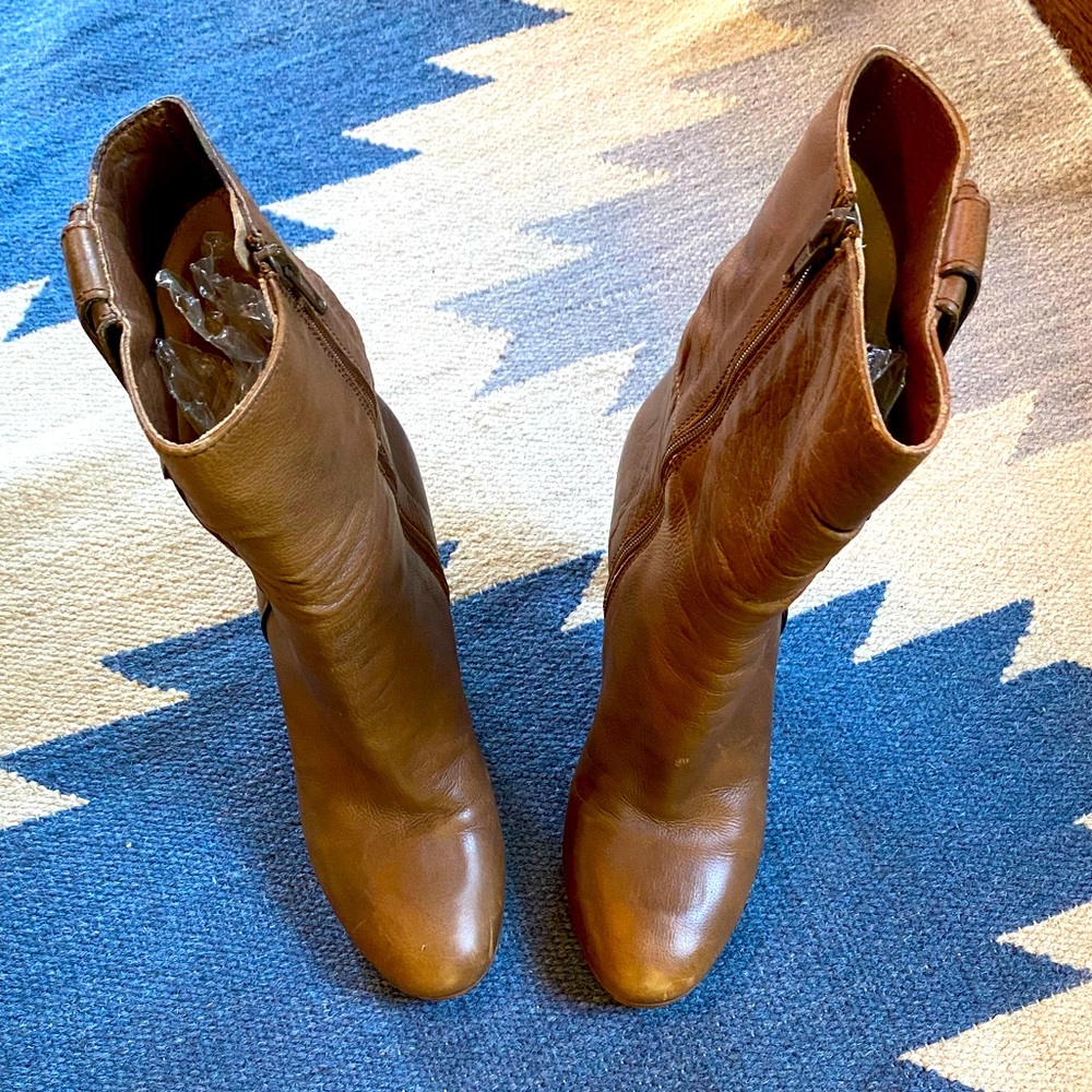 Coach high heel booties